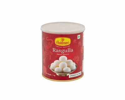 Haldiram's Rasgulla 1kg - Indian Spices