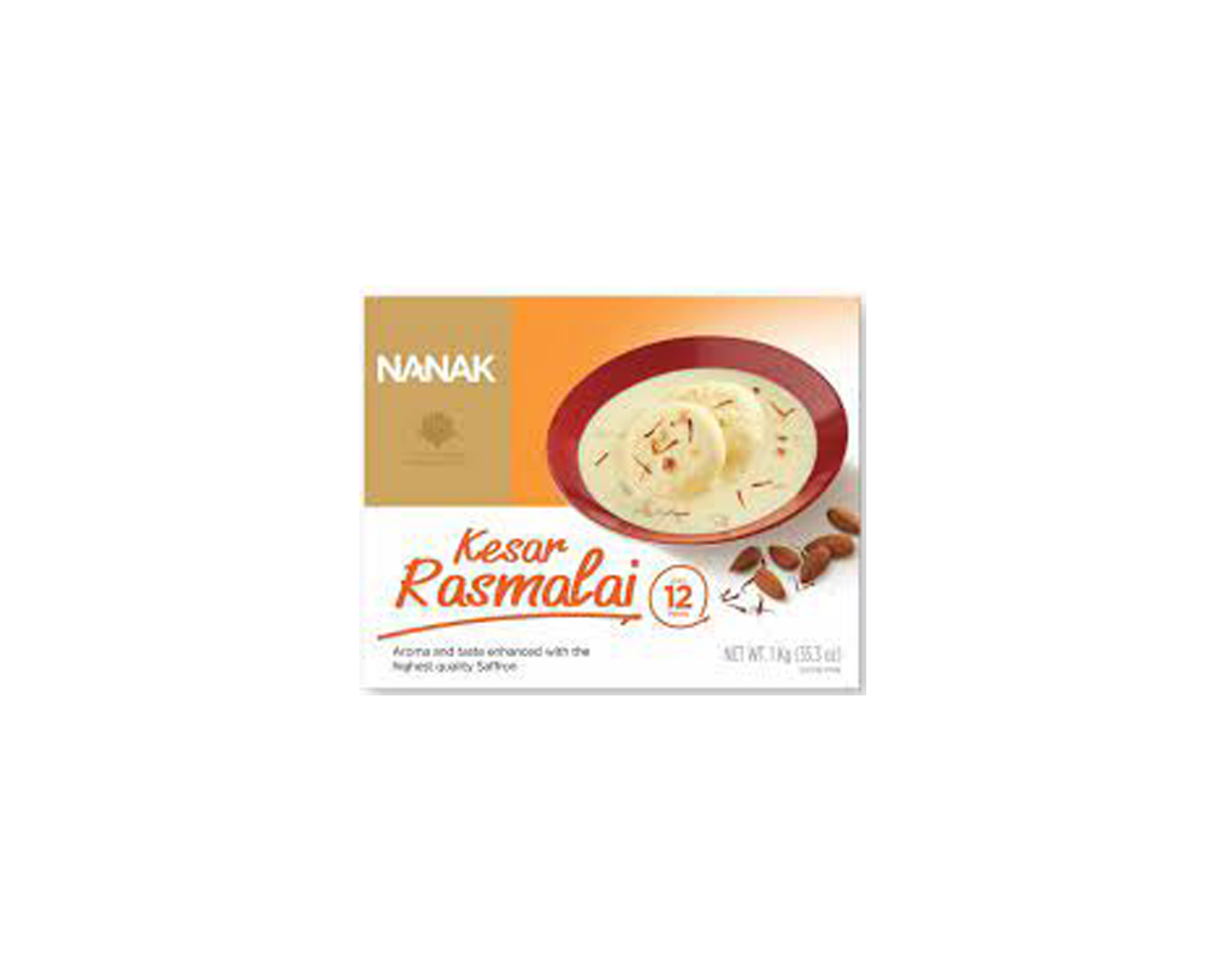 Nanak Rasmalai 1kg - Indian Spices