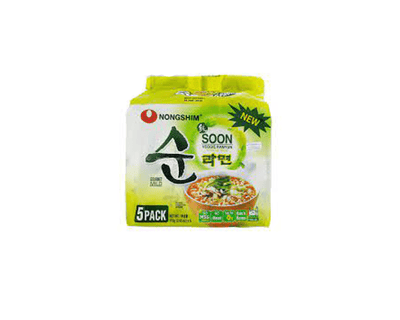 Nongshim Veg Noodles 5Pack - Indian Spices