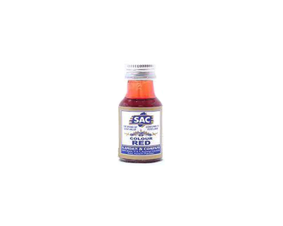 Sac Red Food Colour Liquid 25ML - Indian Spices