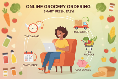 7 Benefits of Online Grocery Shopping : Fresh and Fast