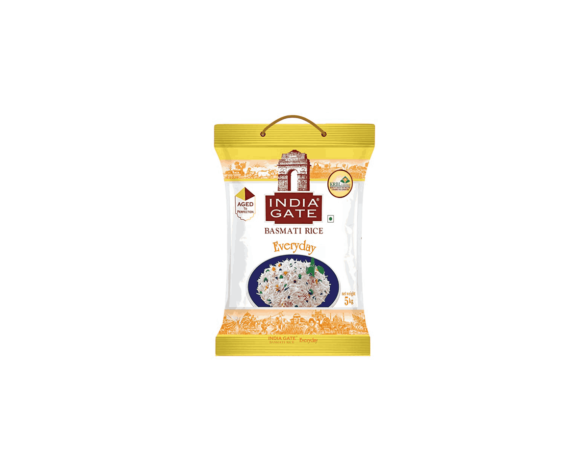 ⚡Buy best India Gate Everyday Rice 5kg in Aus | Indian Spices: Grocery ...