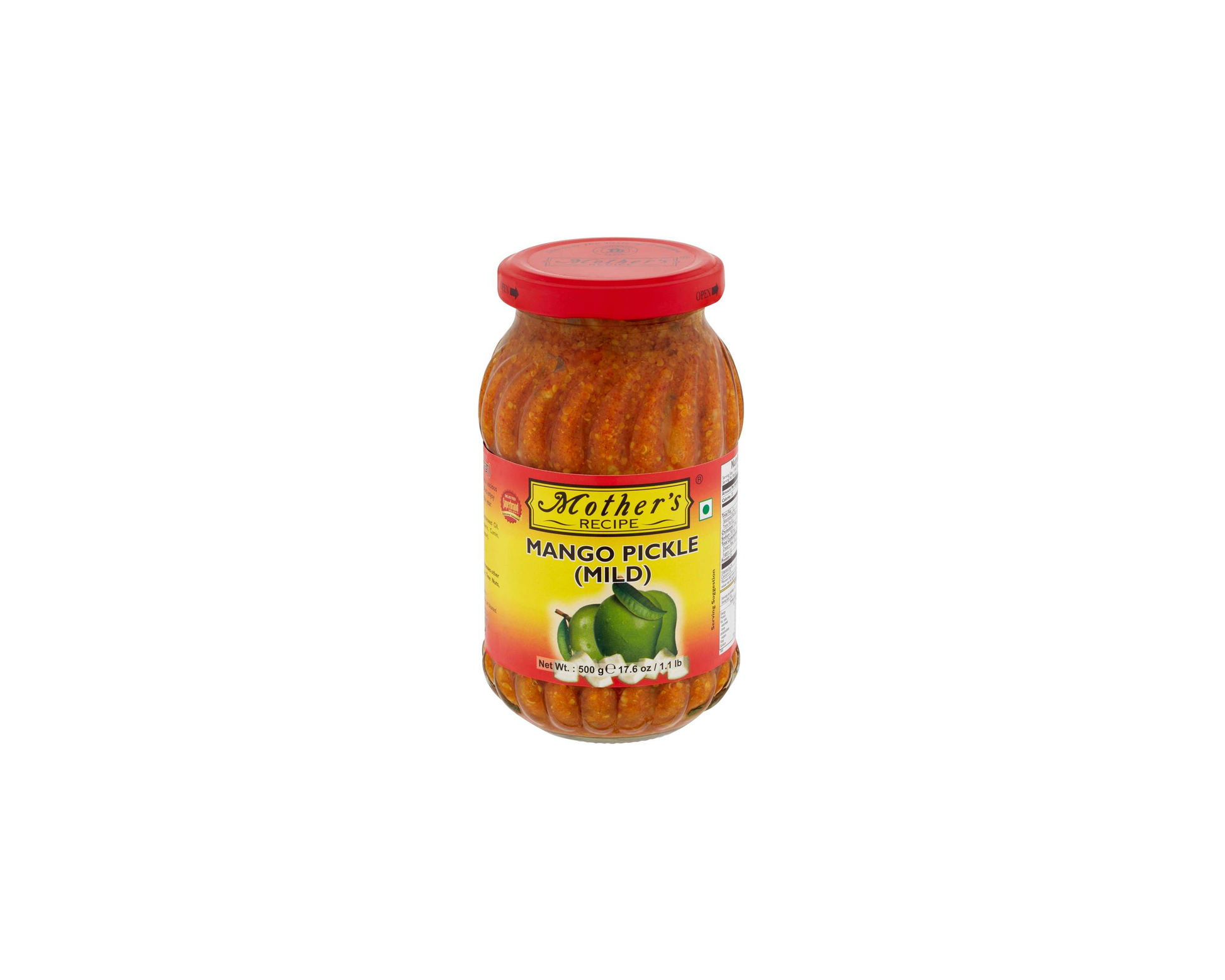 Mother's Mango Pickle Mild 500g - Indian Spices